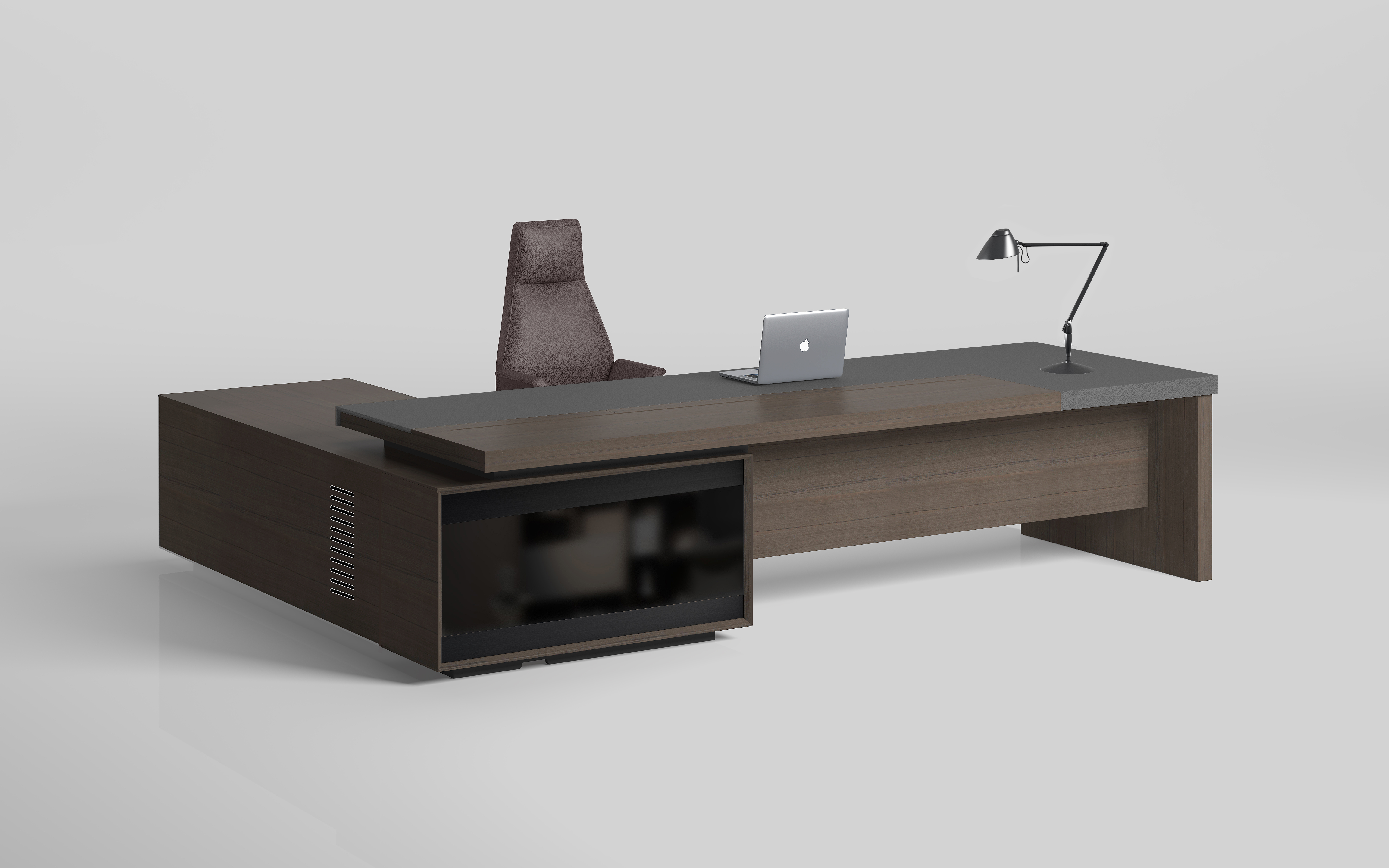 油漆办公桌—老板办公桌—菲格拉利高管桌Y007  