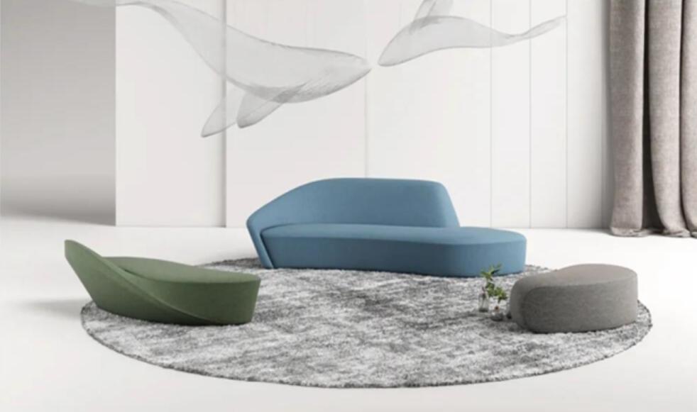 海豚造型沙发—动物造型休闲办公沙发—江苏科尔办公沙发新品上市！ 